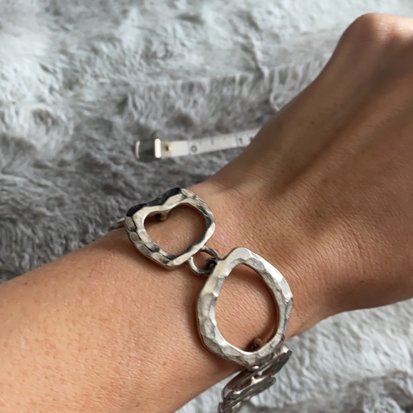 Lia Sophia silver link bracelet - Picture 3 of 9